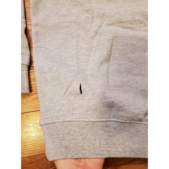 Rawgear Vintage Hoodie Men's Size Small Gray Distressed Puffed Logo Streeywear - Picture 9 of 11